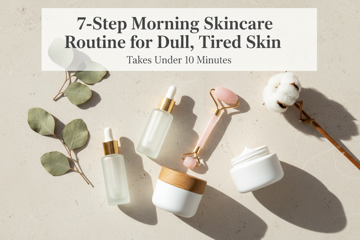 7-Step Morning Skincare Routine for Dull, Tired Skin (Takes Under 10 Minutes)