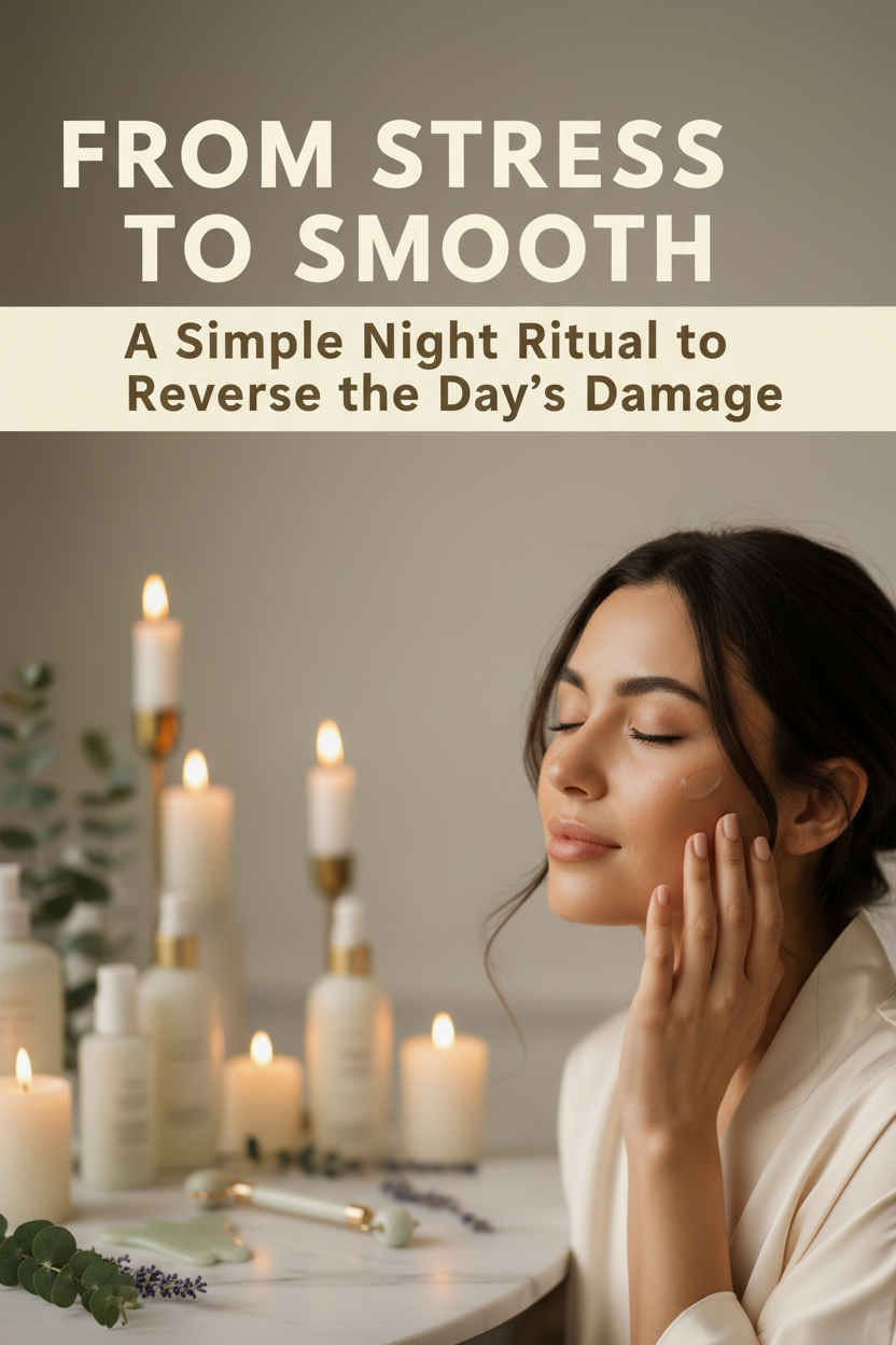 From Stress to Smooth: A Simple At-Home Night Ritual to Reverse the Day's Damage