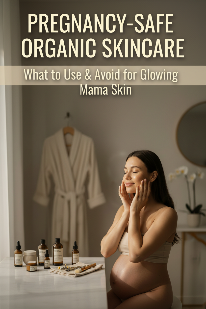 Pregnancy-Safe Organic Skincare: What to Use (and Avoid) for Glowing Mama Skin