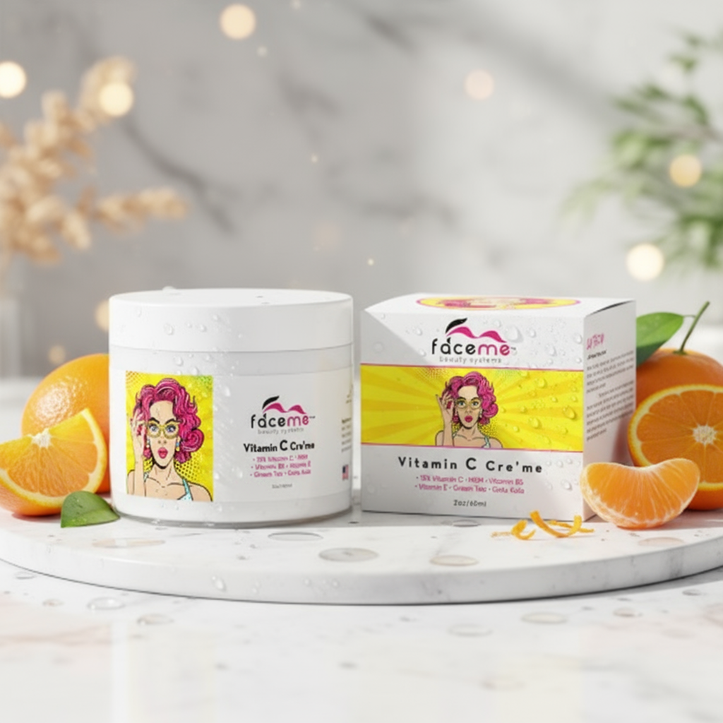 15% Vitamin C Brightening Face Cream – Hydrating Anti-Aging Moisturizer for Glow, Dark Spots & Smooth Skin