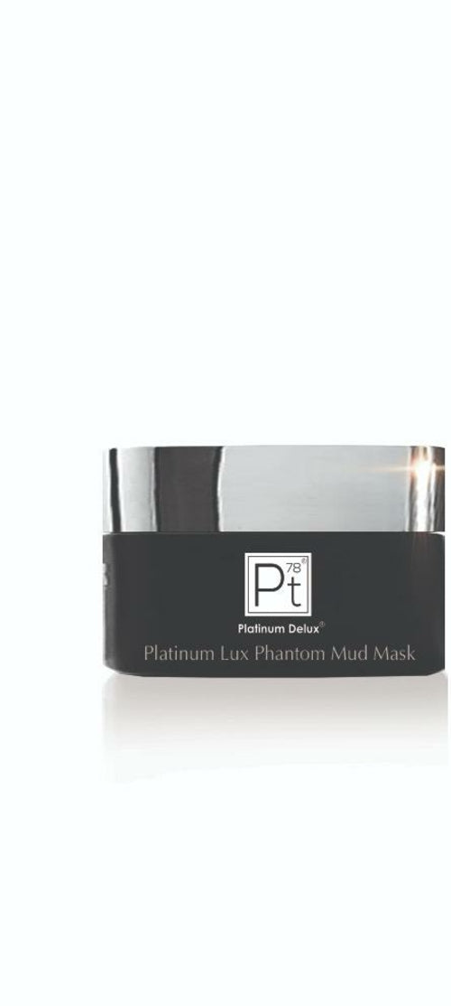 “Platinum Lux Phantom Mud Mask – Anti-Aging & Detoxifying Skincare with DMAE & Collagen”