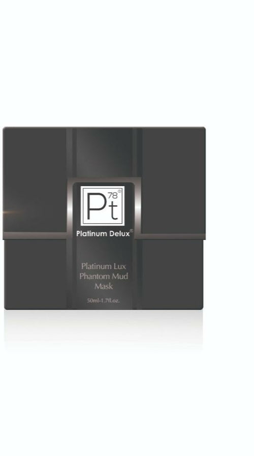 “Platinum Lux Phantom Mud Mask – Anti-Aging & Detoxifying Skincare with DMAE & Collagen”