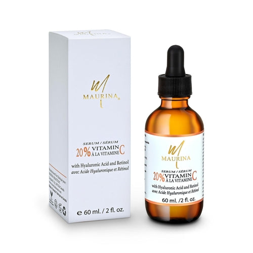 20% Vitamin C Face Serum with Hyaluronic Acid & Retinol – Brightening, Firming & Anti-Aging Treatment