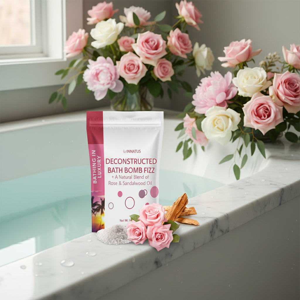 Sea Salt Fizzy deconstructed Bathing in Luxury Bath Bomb