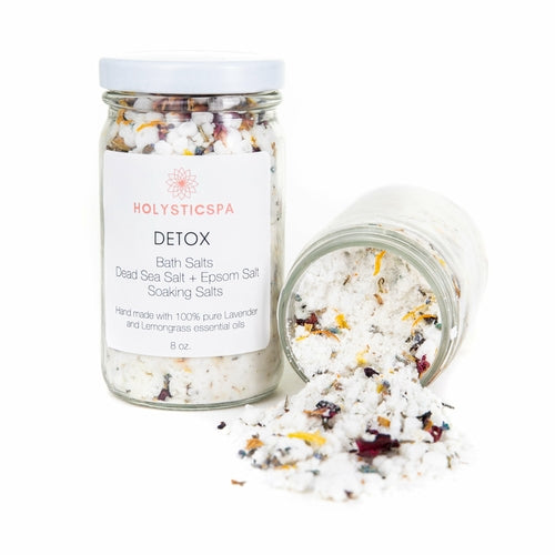 “Detox Bath Salt – Relaxing & Mineral-Rich Soak with Lemongrass & Lavender”