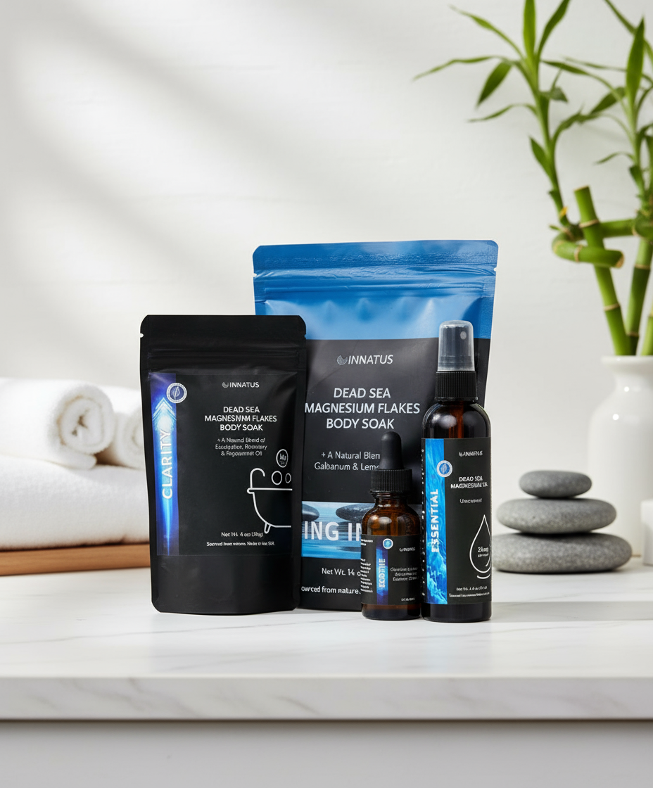 Luxury Dead Sea Spa Gift Set – Bath Salts & Magnesium Relaxation Kit