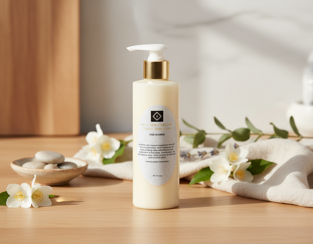 “Nourishing Organic Body Lotion for Women – Vegan Skincare with 11 Natural Fragrances”