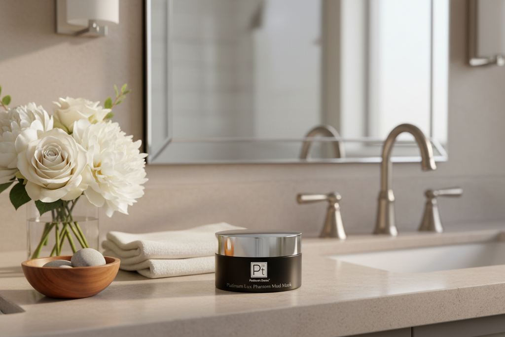 product in a bathroom setting 