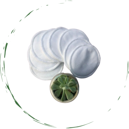 Reusable Bamboo Facial Pads (5-Pack) – Eco-Friendly Makeup Remover, Washable Zero-Waste Skincare Rounds