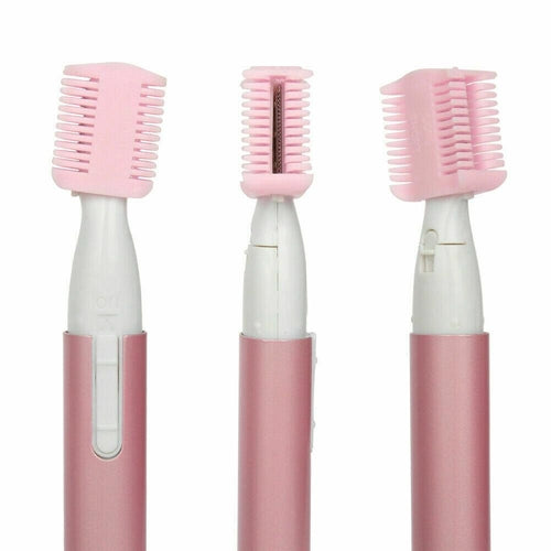 Portable Electric Eyebrow & Facial Hair Epilator – Precision Trimmer for Smooth, Painless Hair Removal