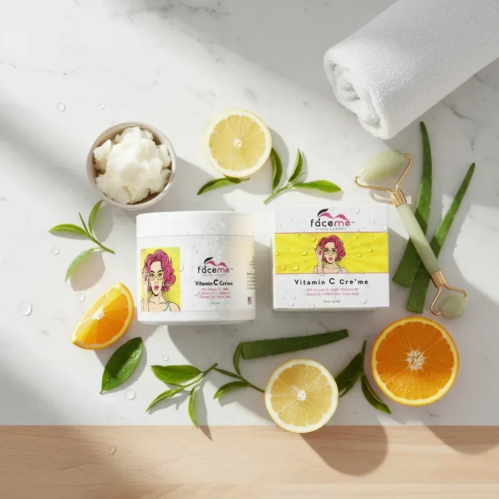 15% Vitamin C Brightening Face Cream – Hydrating Daily Moisturizer - Glowarua